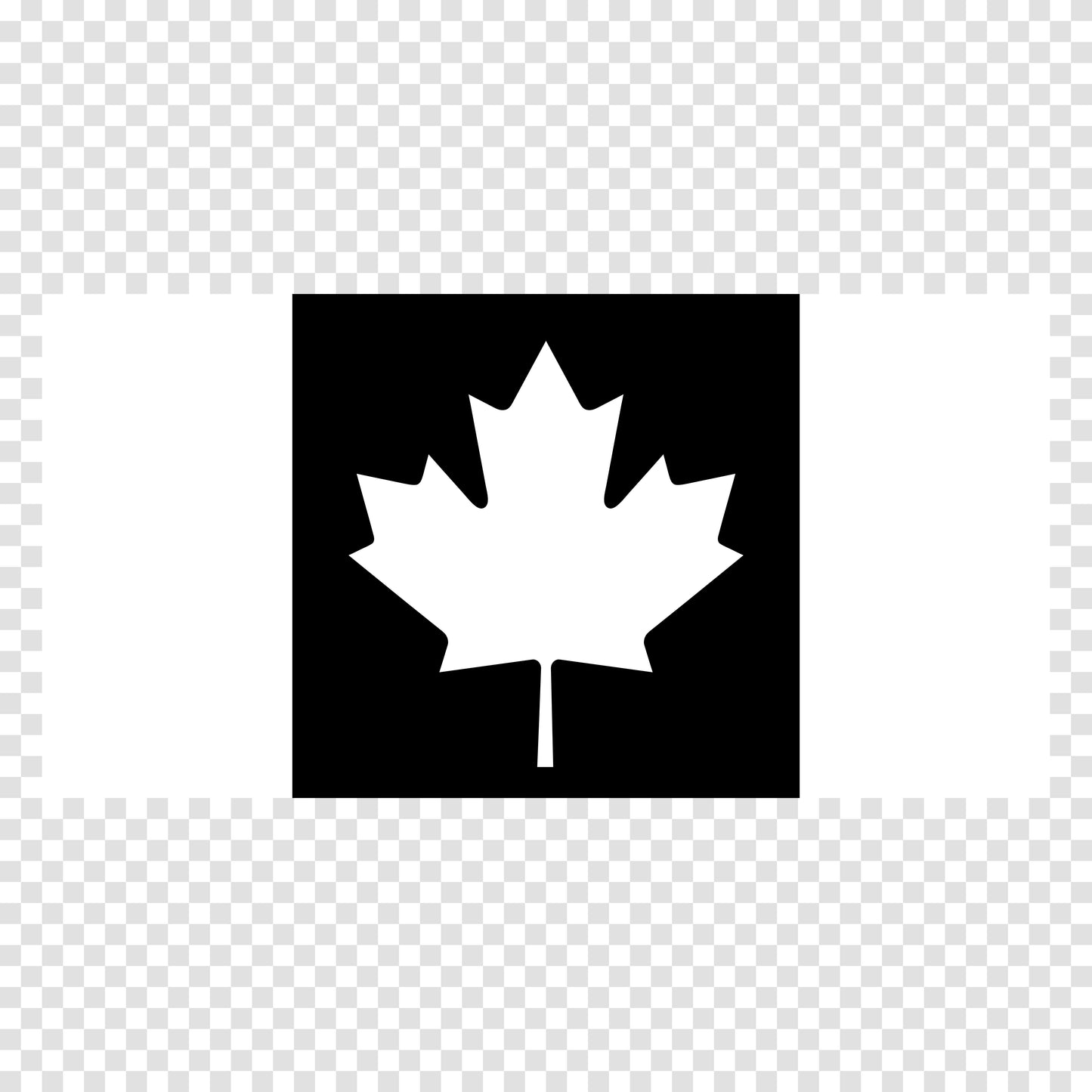 Canada Black, reversed