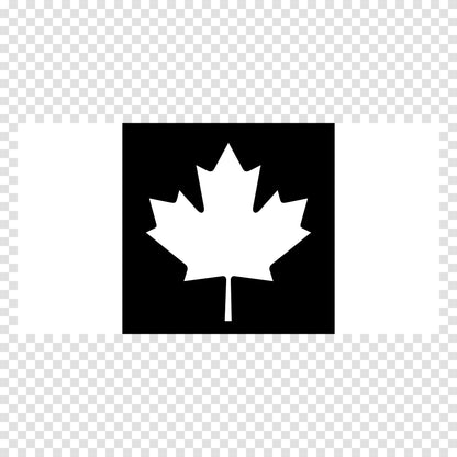 Canada Black, reversed