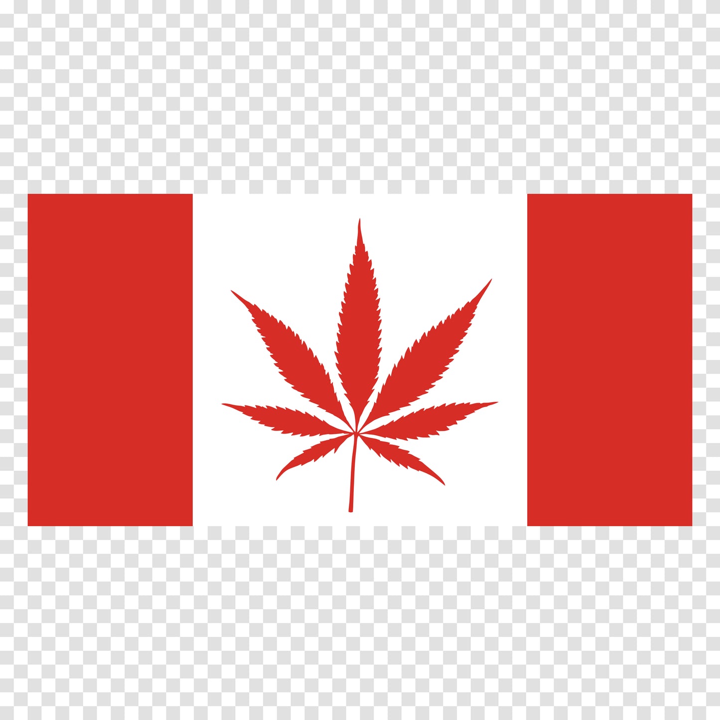 Canada Cannabis Leaf Sticker