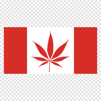Canada Cannabis Leaf Sticker