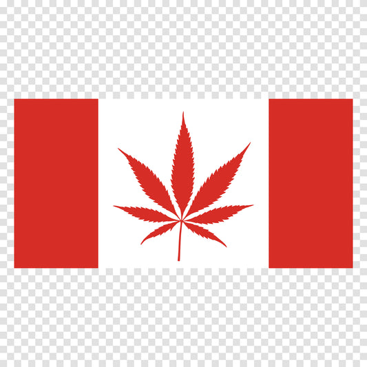 Canada Cannabis Leaf Sticker