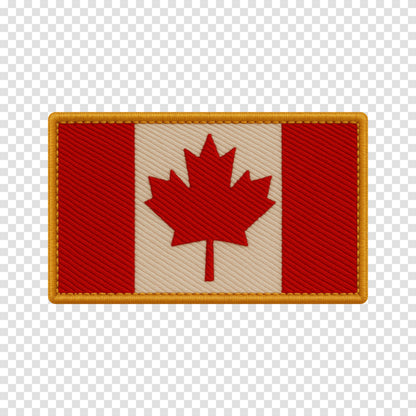Canada Embroidery Sticker