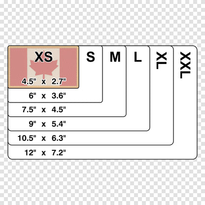 Canada Embroidery Sticker