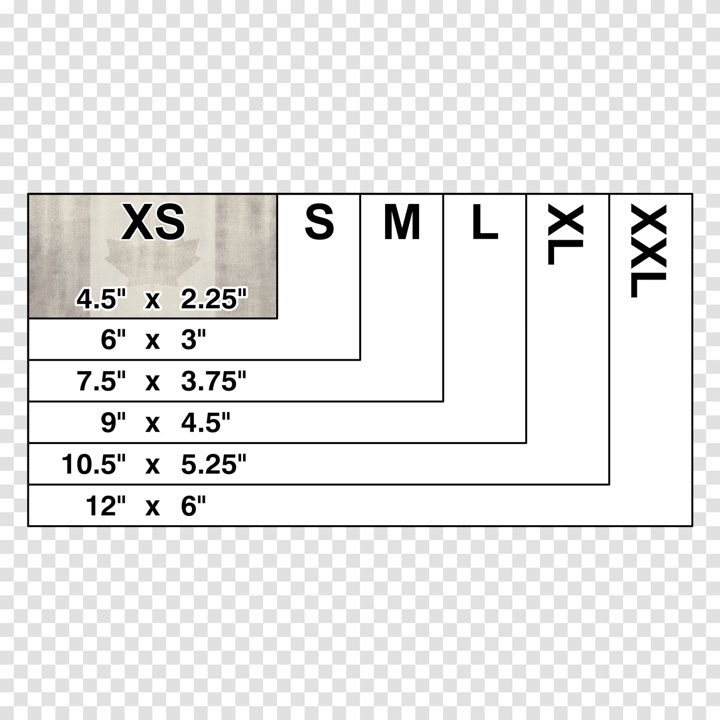 Canada Worn Fabric Tan Flag Sticker