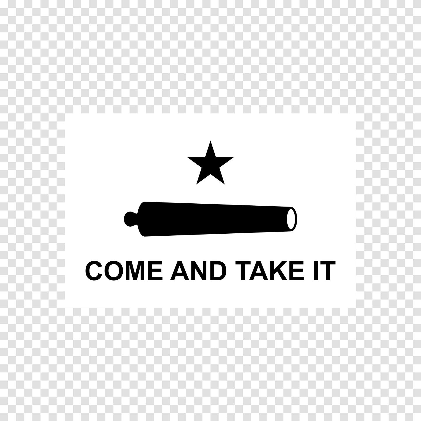 Come And Take It Flag Sticker