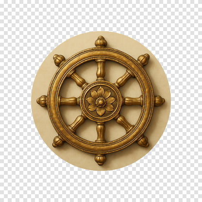 Dharma Wheel Sticker
