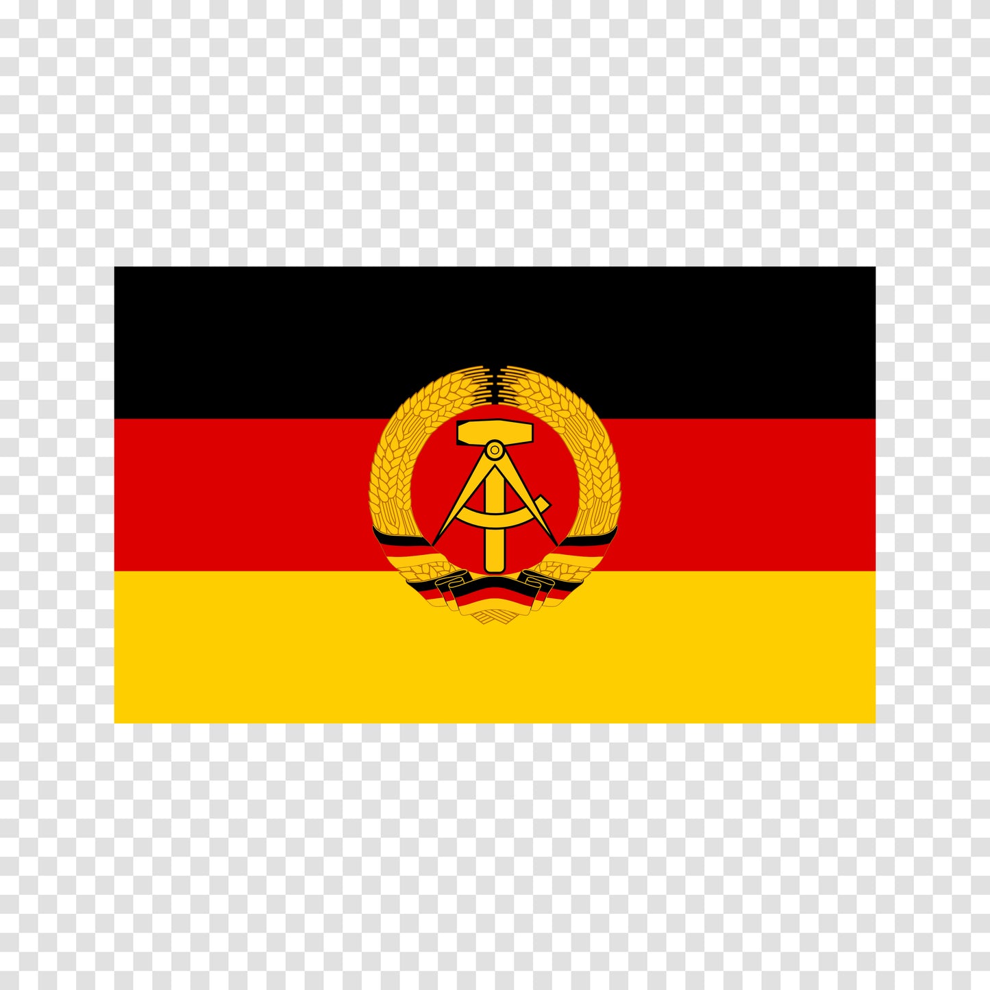 Germany DDR Flag Sticker