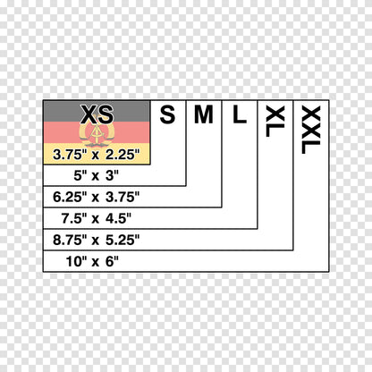 Germany DDR Flag Sticker