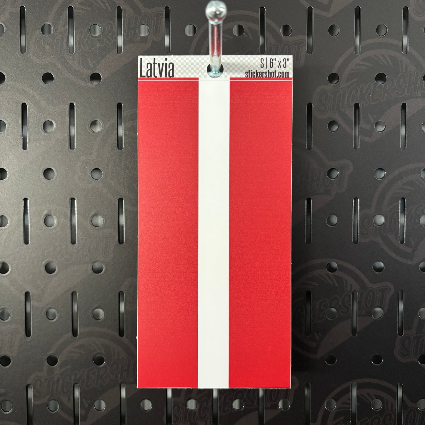 Latvia Flag Sticker