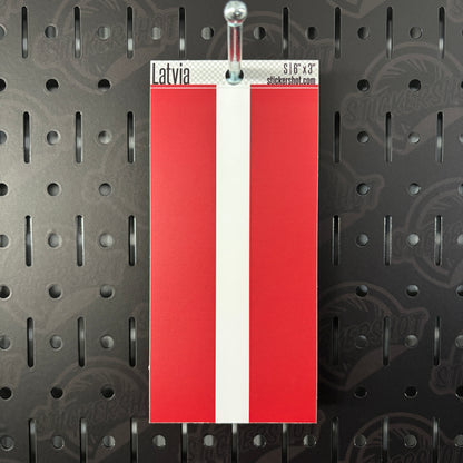 Latvia Flag Sticker