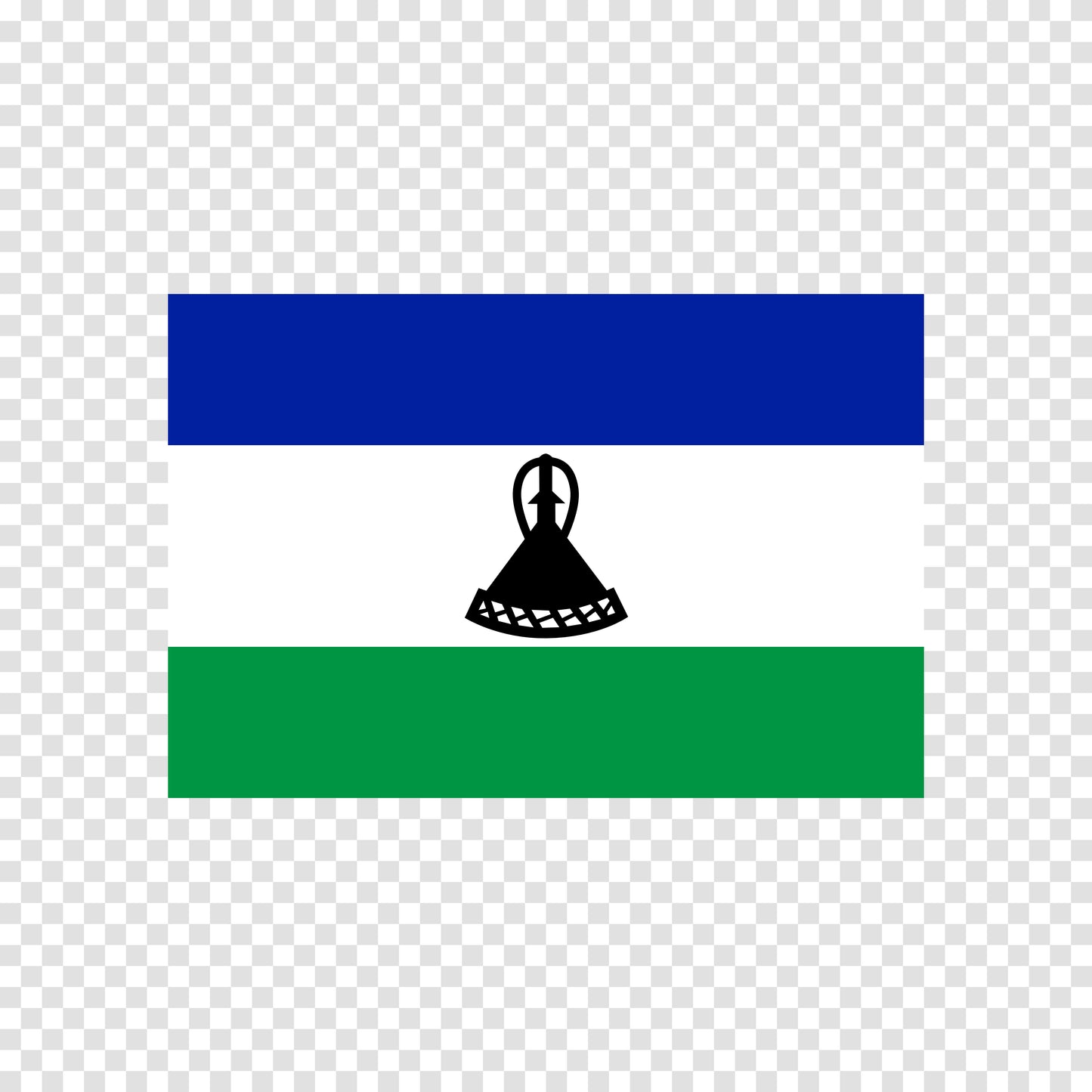 Lesotho Flag Sticker