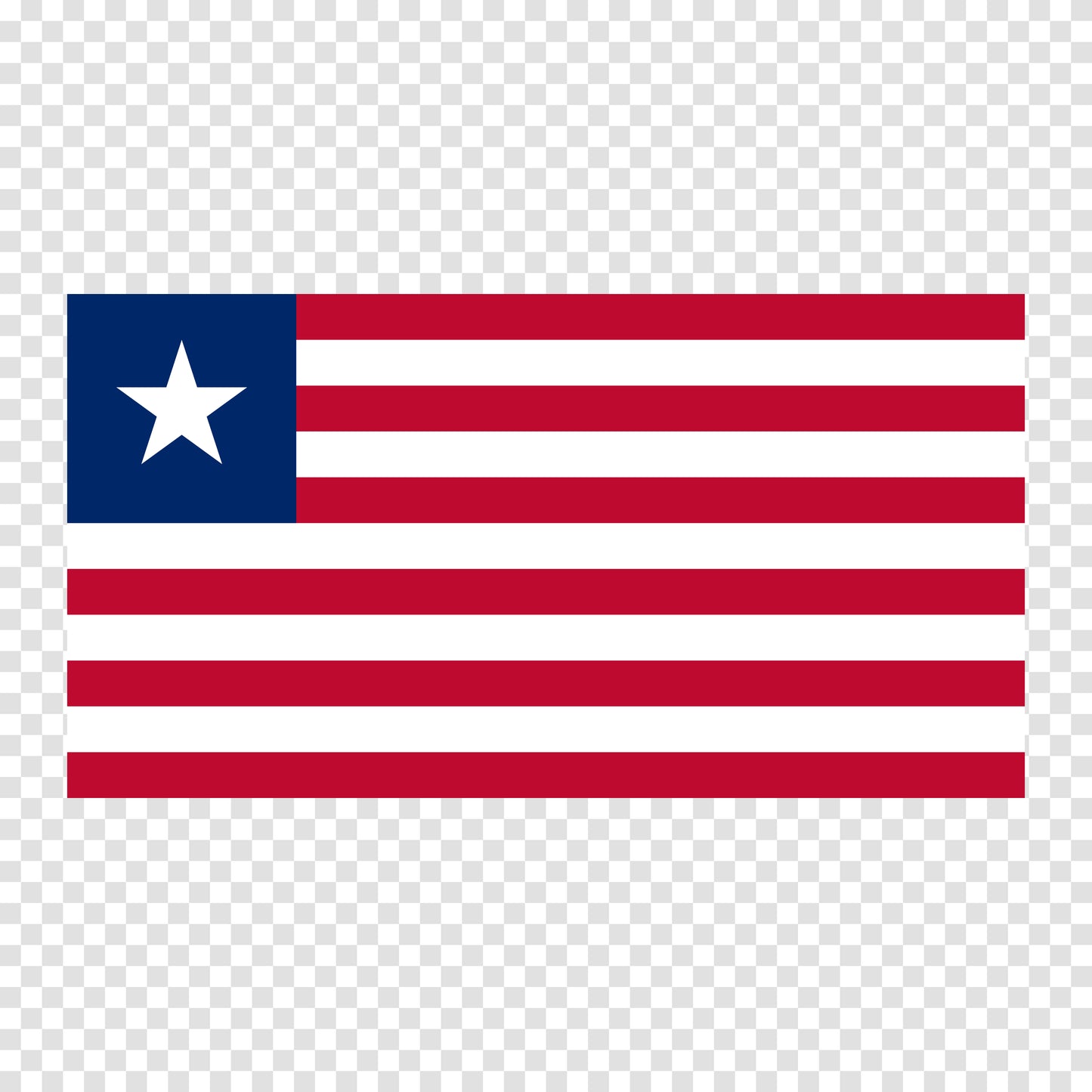 Liberia Flag Sticker