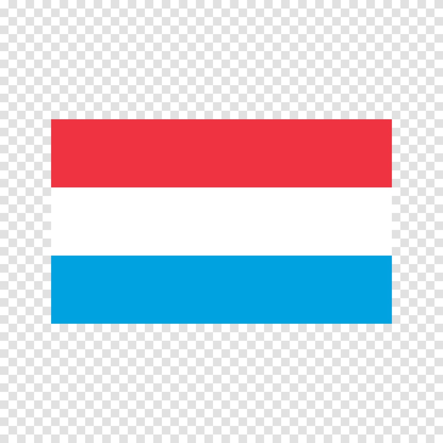 Luxembourg Flag Sticker