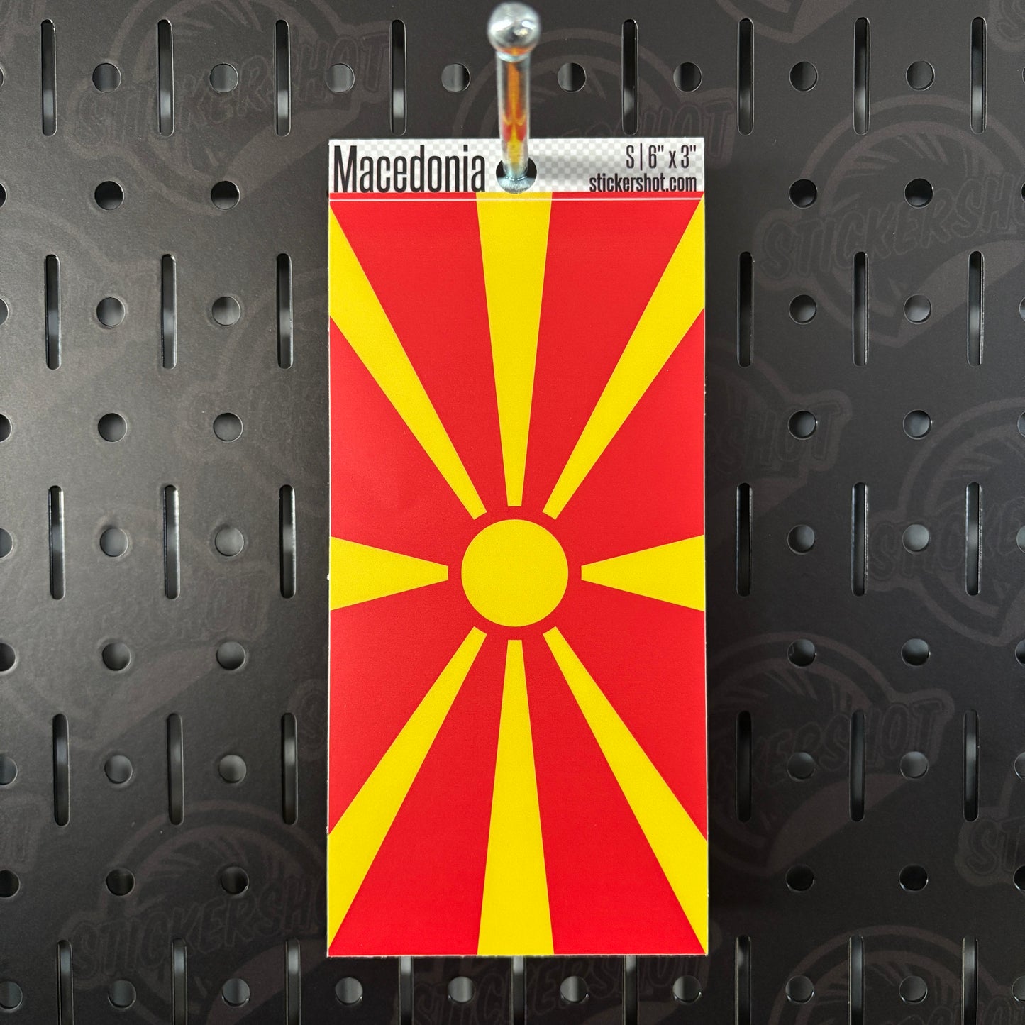Macedonia Flag Sticker