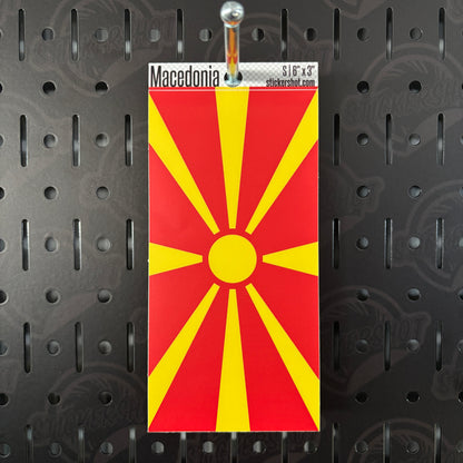 Macedonia Flag Sticker