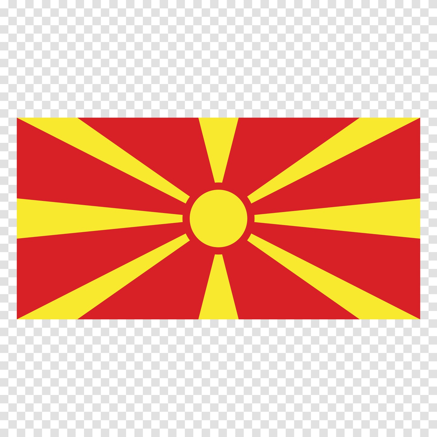 Macedonia Flag Sticker