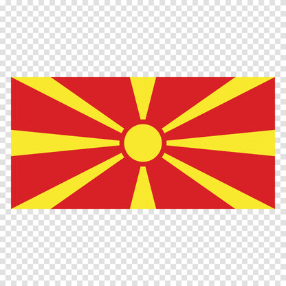 Macedonia Flag Sticker