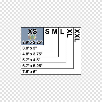 Maine State Flag Sticker