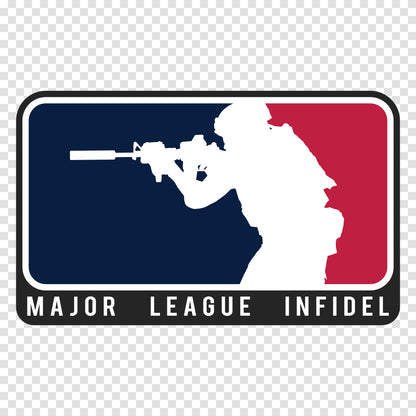 Major League Infidel Sticker