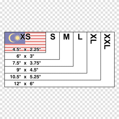 Malaysia Flag Sticker