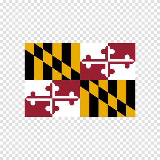 Maryland State Flag Sticker