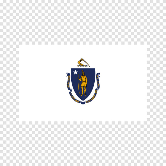 Massachusetts State Flag Sticker