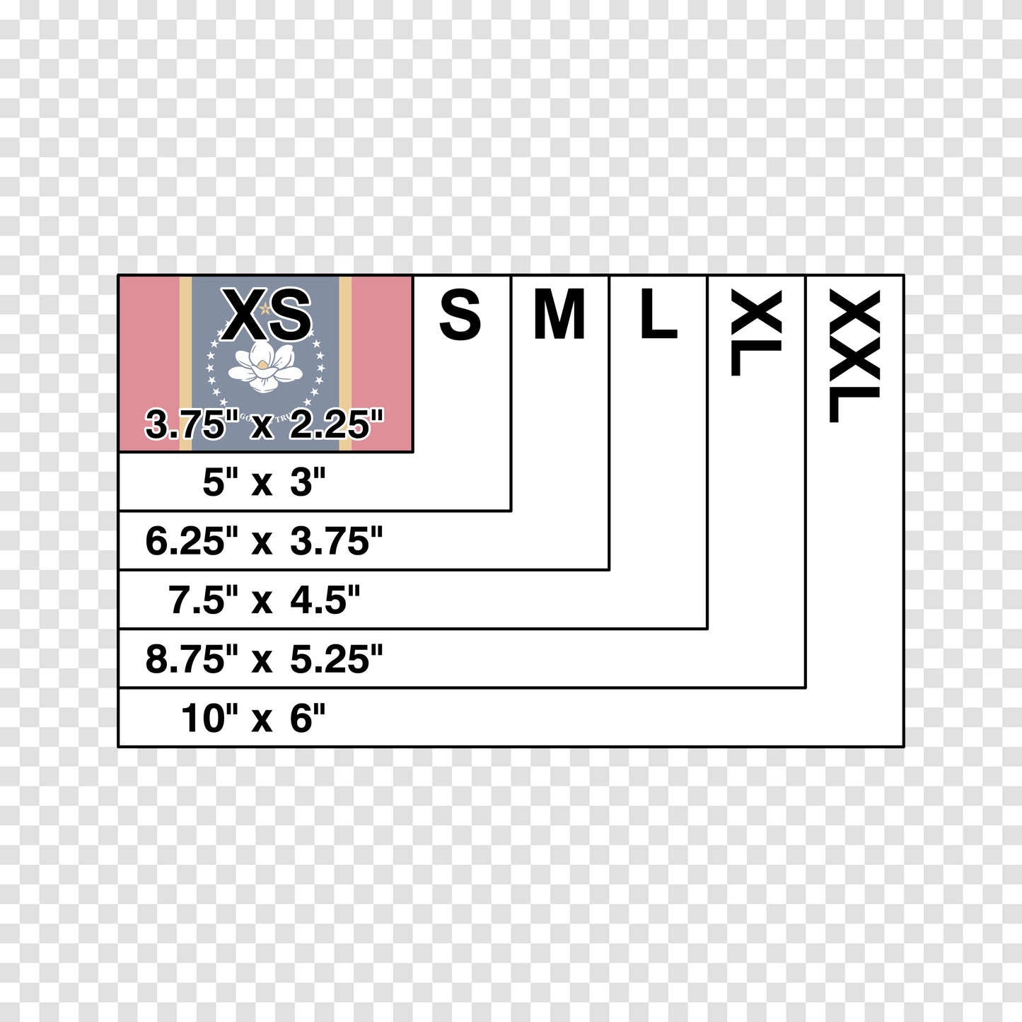 Mississippi State Flag Sticker