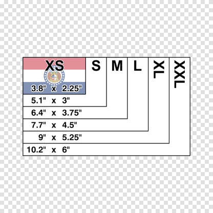 Missouri State Flag Sticker