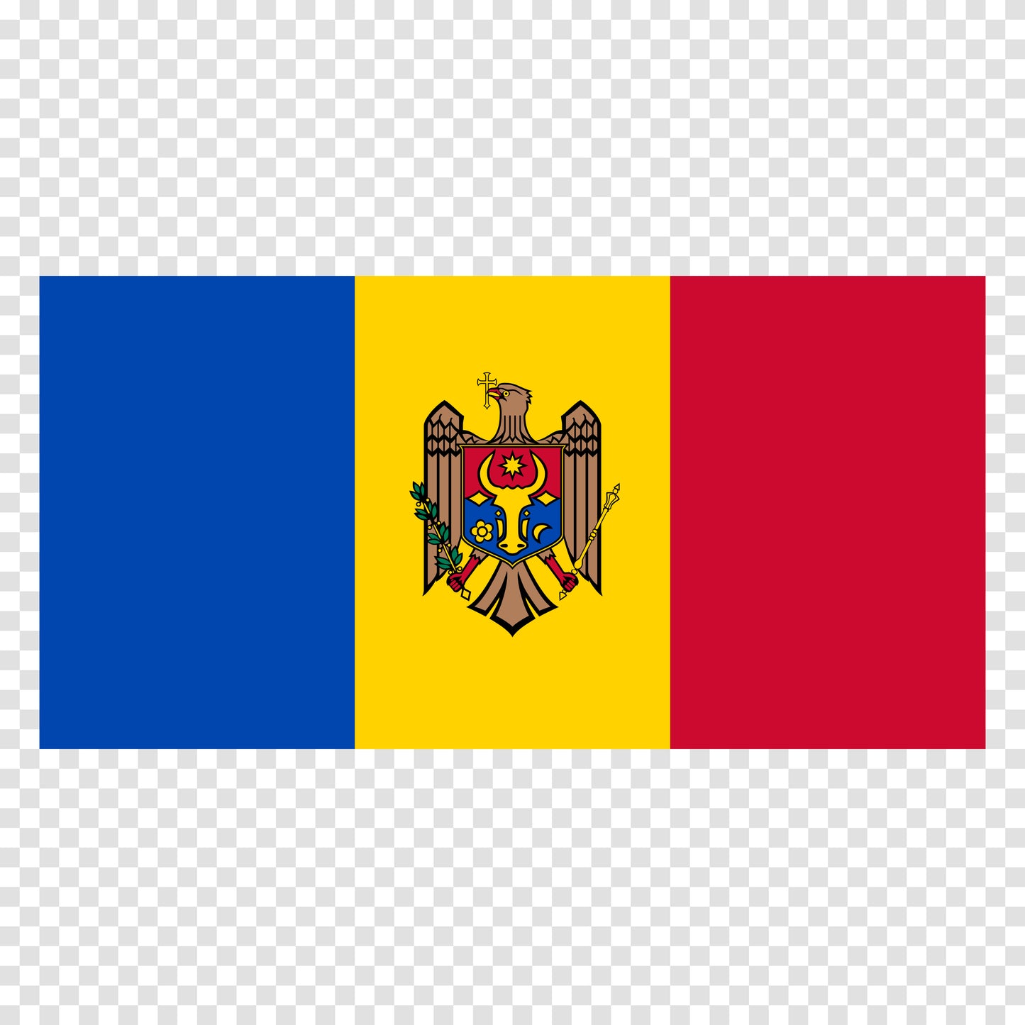 Moldova Flag Sticker