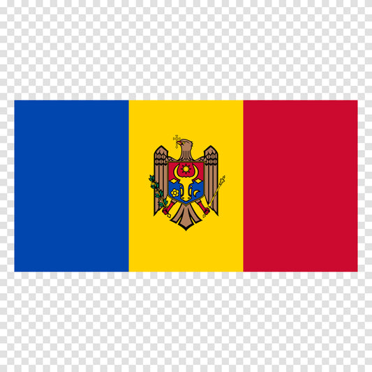 Moldova Flag Sticker