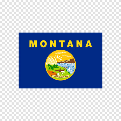 Montana State Flag Sticker