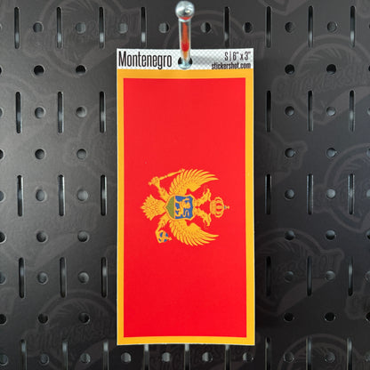 Montenegro Flag Sticker