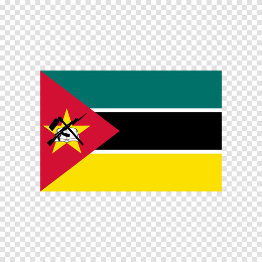 Mozambique Flag Sticker