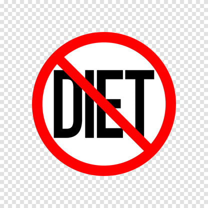 NO Diet Sticker