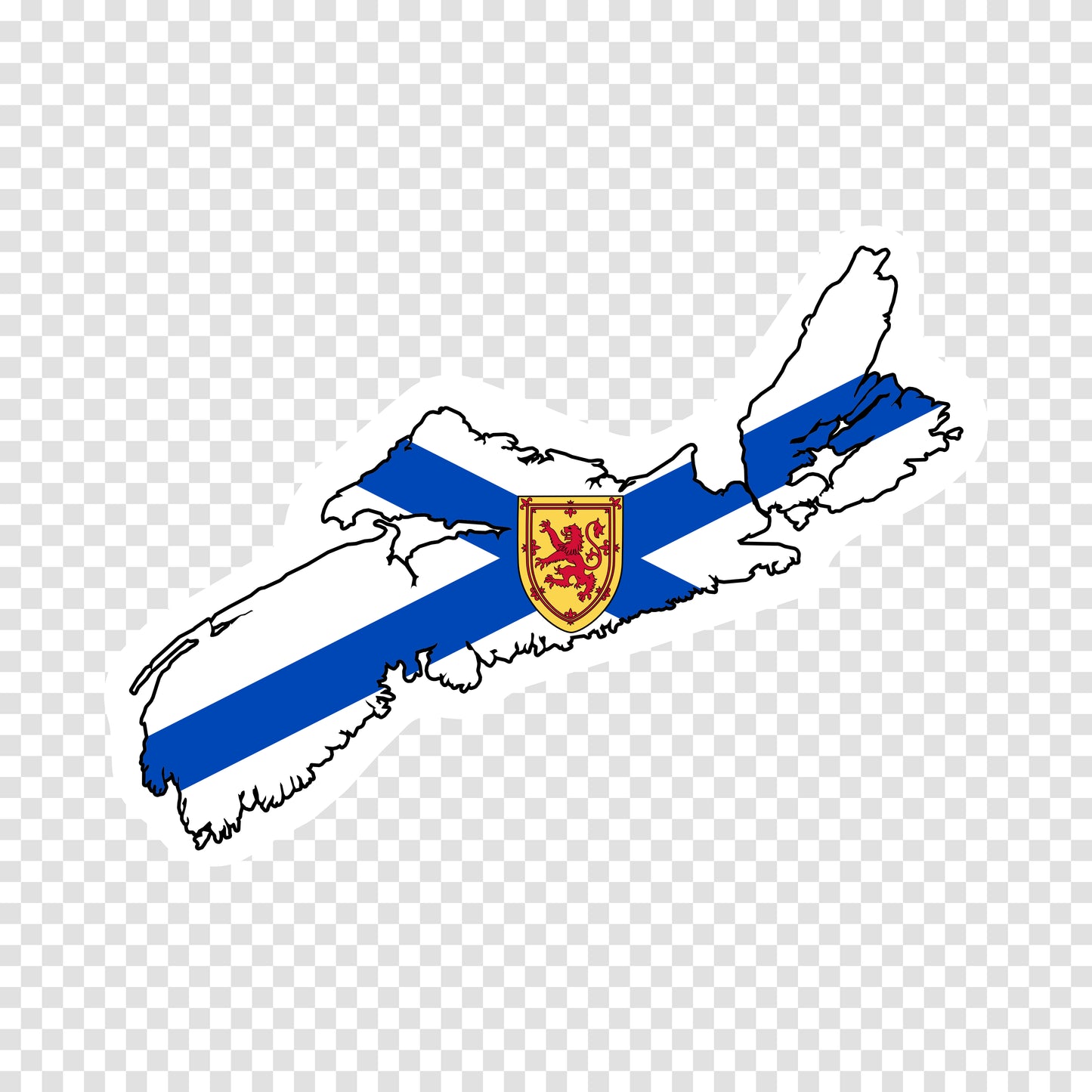 Nova Scotia Outline Sticker