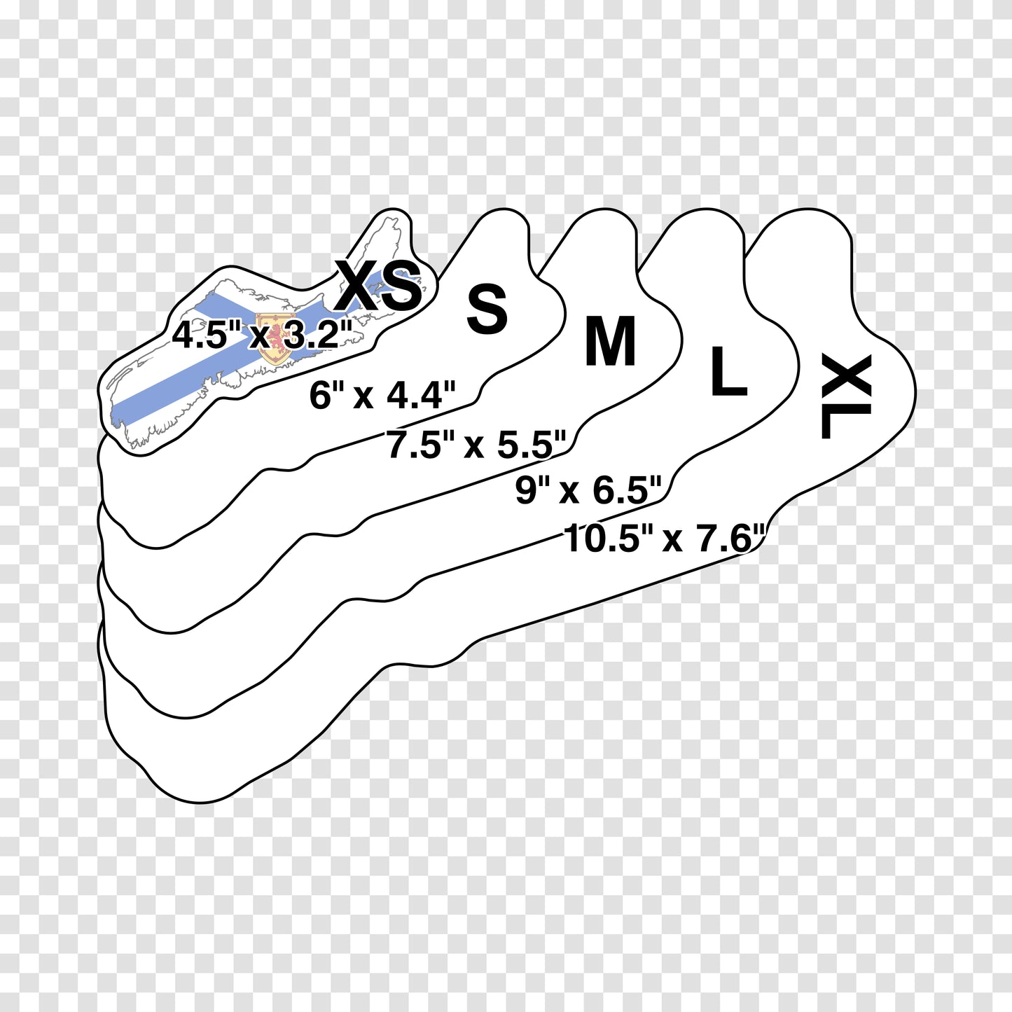 Nova Scotia Outline Sticker