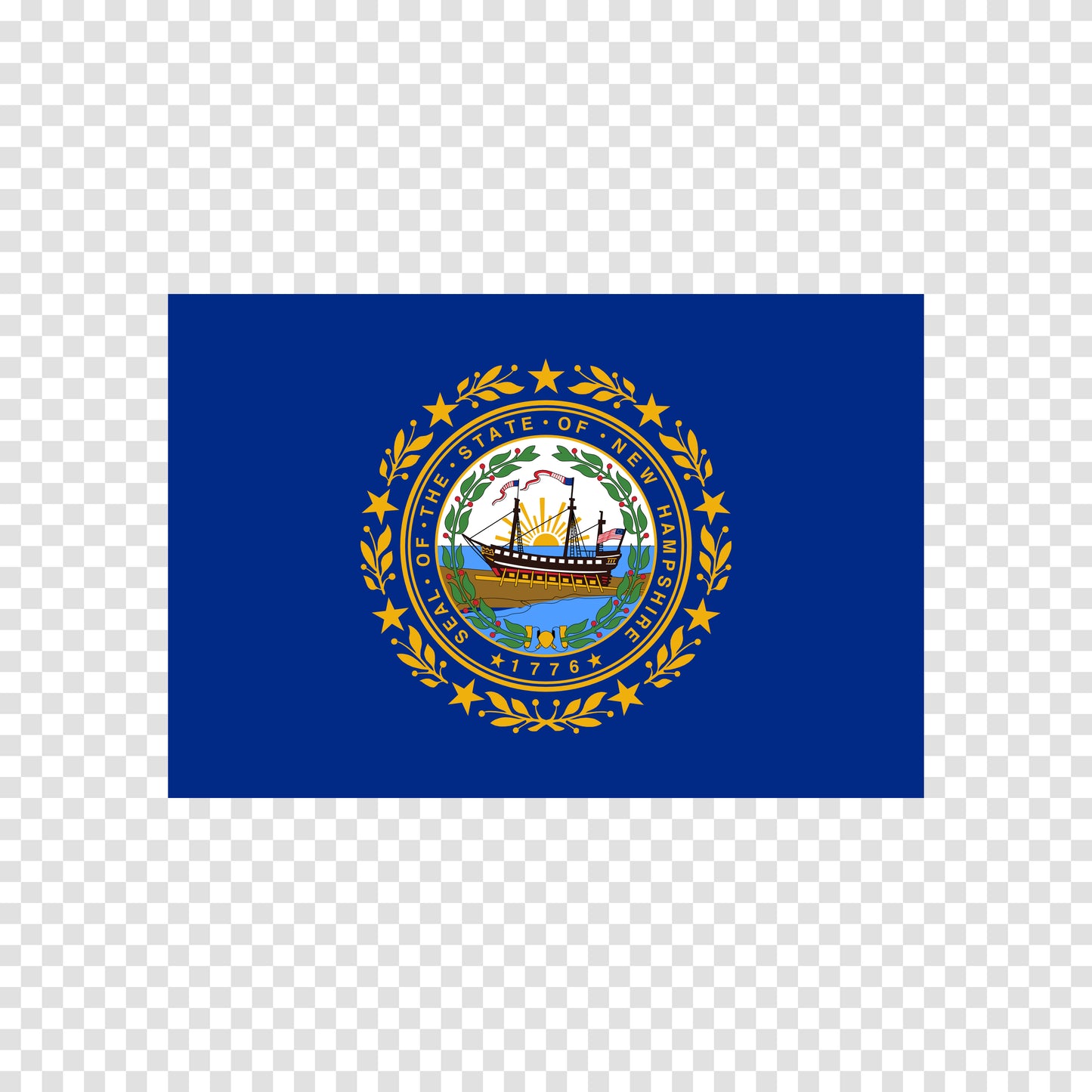 New Hampshire State Flag Sticker