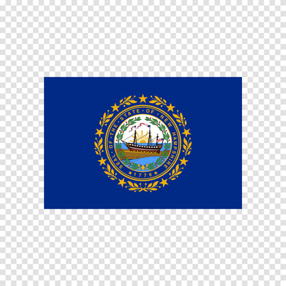 New Hampshire State Flag Sticker