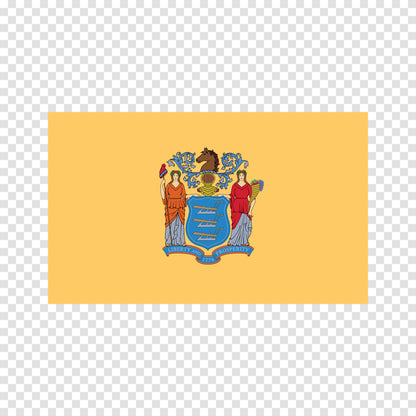 New Jersey State Flag Sticker