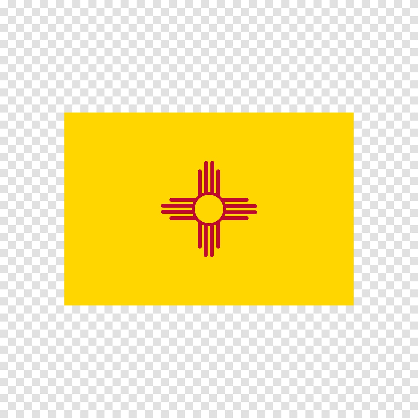 New Mexico State Flag Sticker