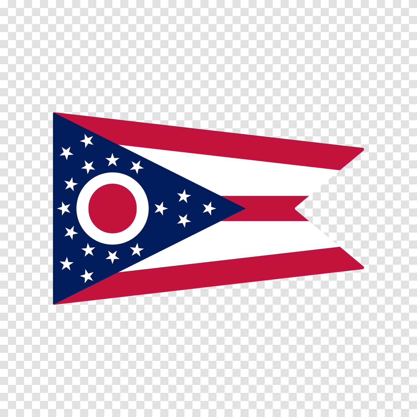 Ohio State Flag Sticker