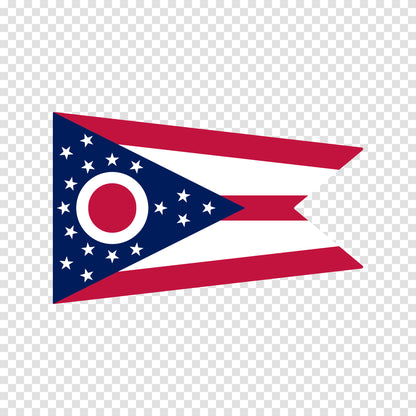 Ohio State Flag Sticker
