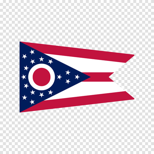 Ohio State Flag Sticker