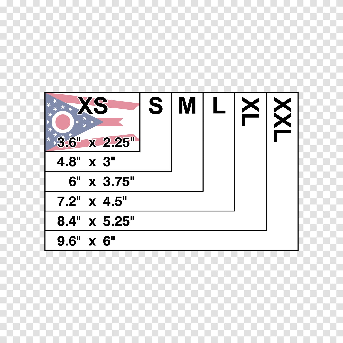 Ohio State Flag Sticker