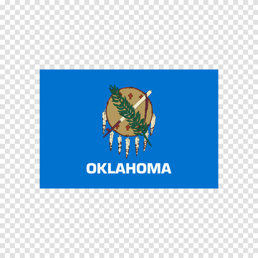 Oklahoma State Flag Sticker