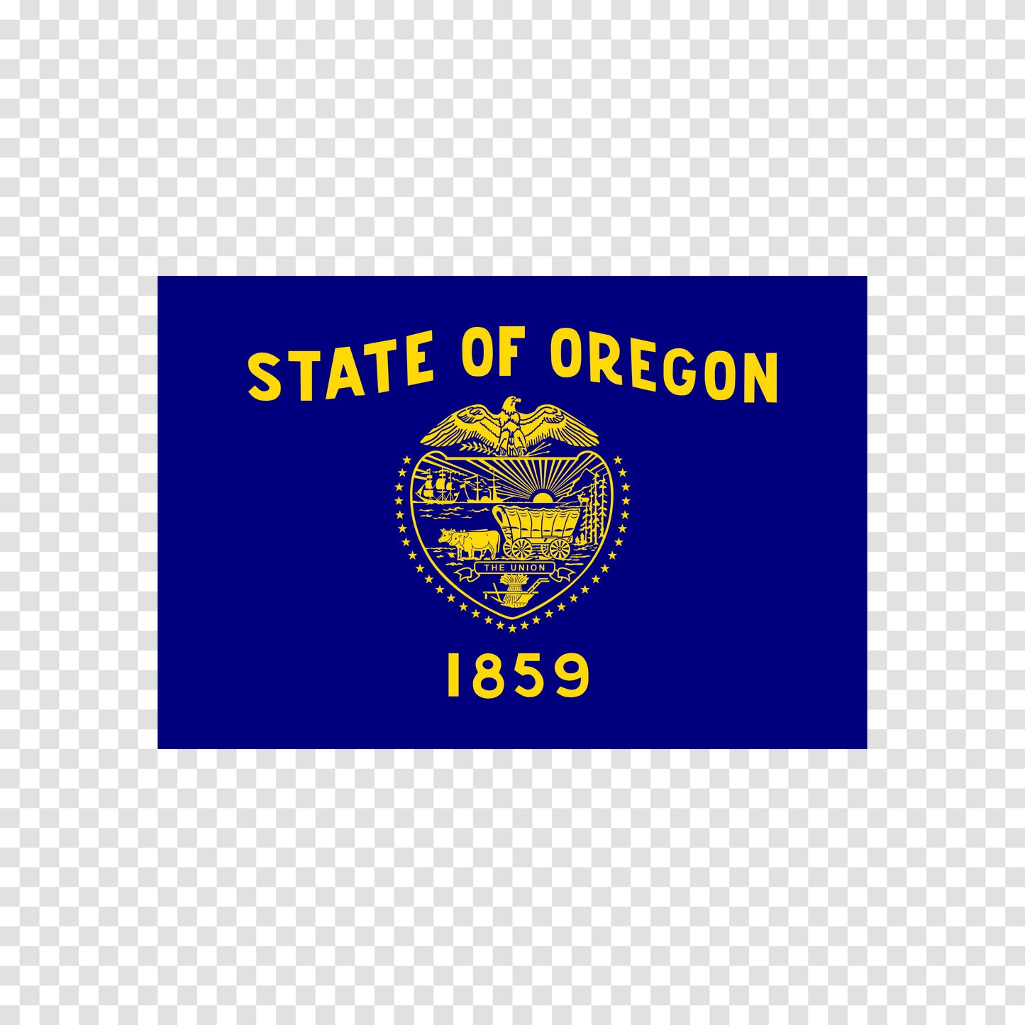 Oregon State Flag Sticker