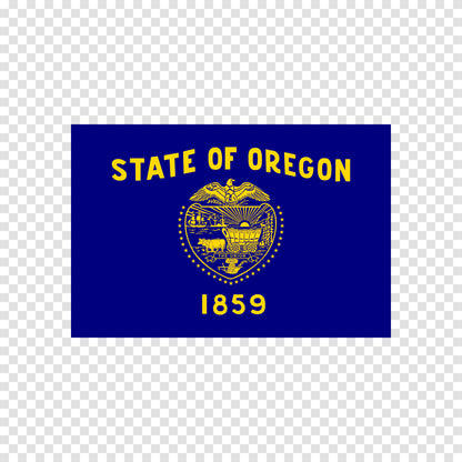 Oregon State Flag Sticker