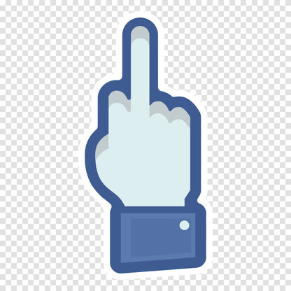 Original FB Style Middle Finger