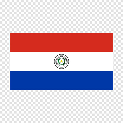 Paraguay Flag Sticker