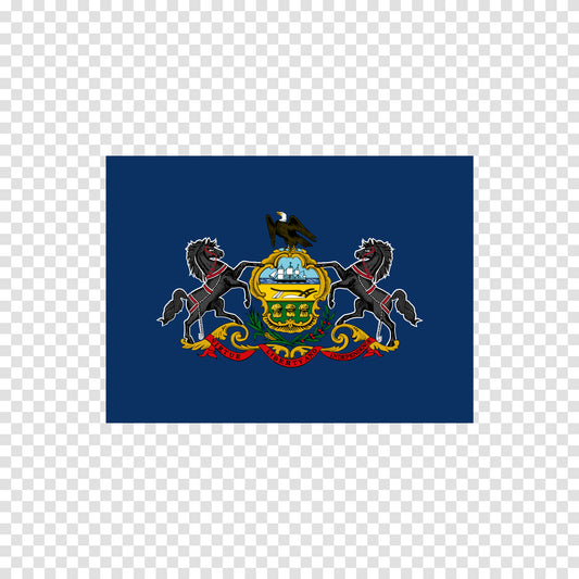 Pennsylvania State Flag Sticker